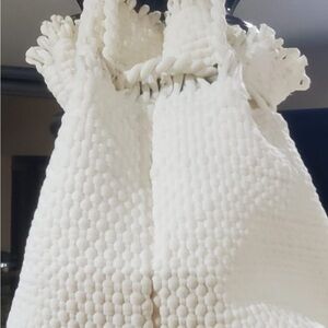 Elegant White Tote Bag